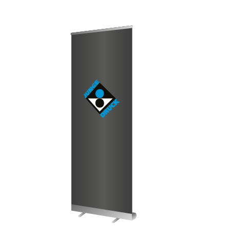 Roll-Up Budget | B 80 cm x H 200 cm | einseitig bedruckt