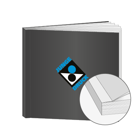Broschüren Klebebindung Quadrat