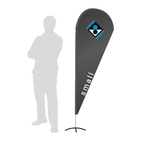 Beachflag Drop | Small (210 cm) | einseitig bedruckt