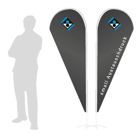 Beachflag Drop Austauschdruck | Small (210 cm) | beidseitig bedruckt