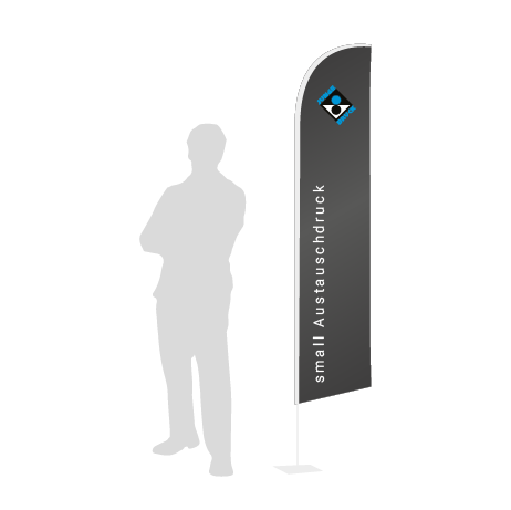 Beachflag Wind Austauschdruck | Small (260 cm) | einseitig bedruckt