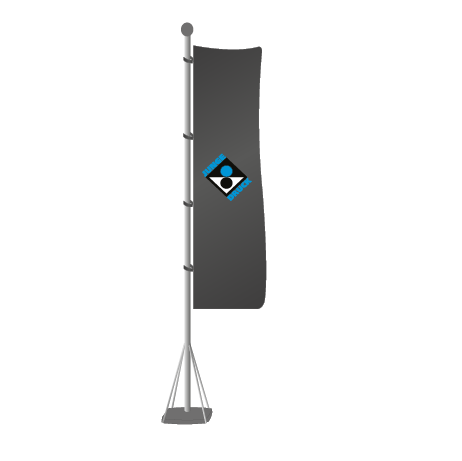 Mobile Fahnenmasten